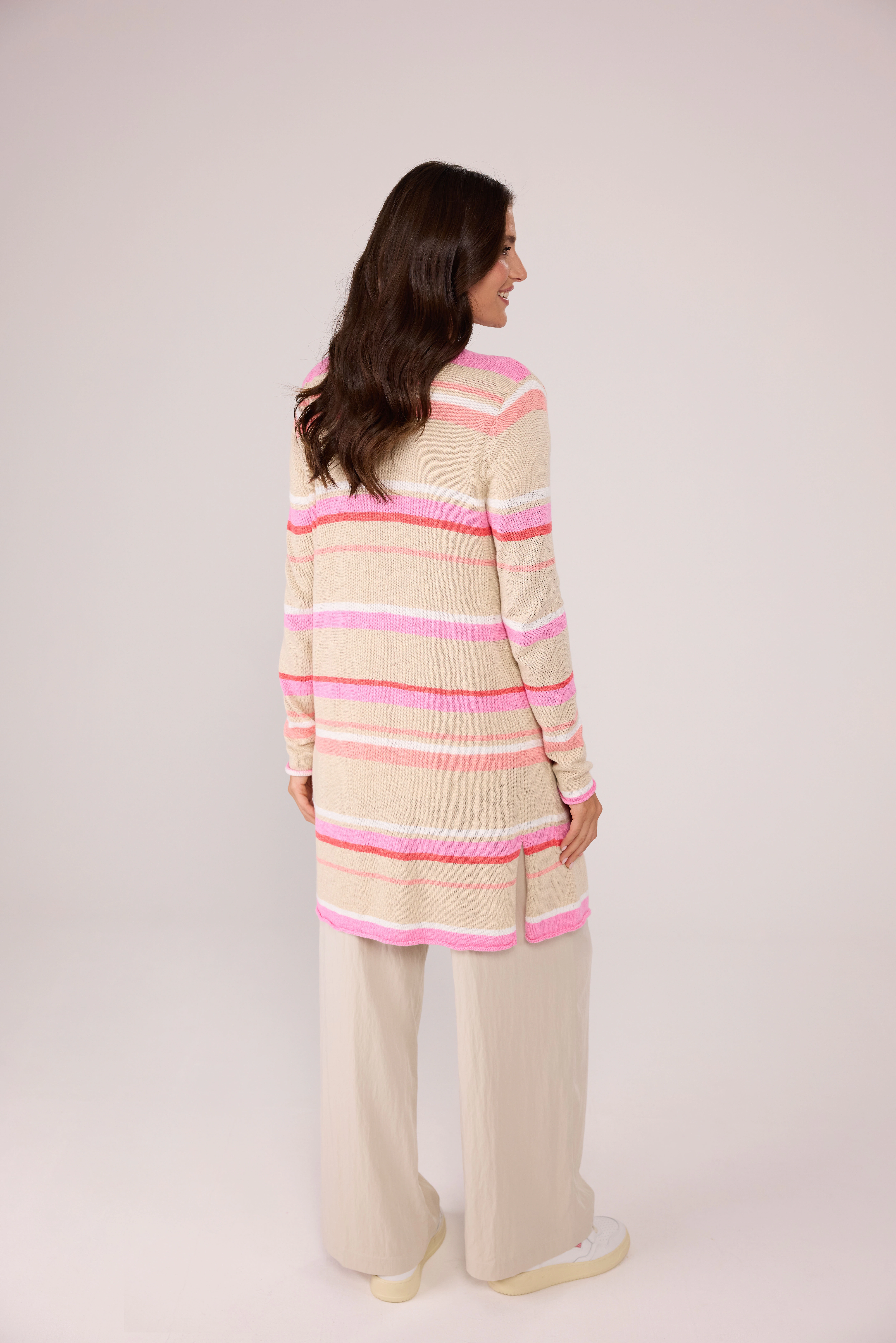 Lieblingsstück Longstrickjacke "SinaL", mit allover Streifendessin günstig online kaufen