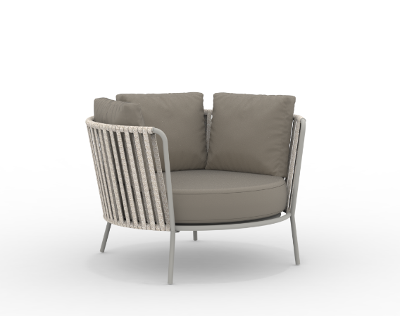 Daisy Rope Maxi Lounge-Sessel schlamm, taupe günstig online kaufen