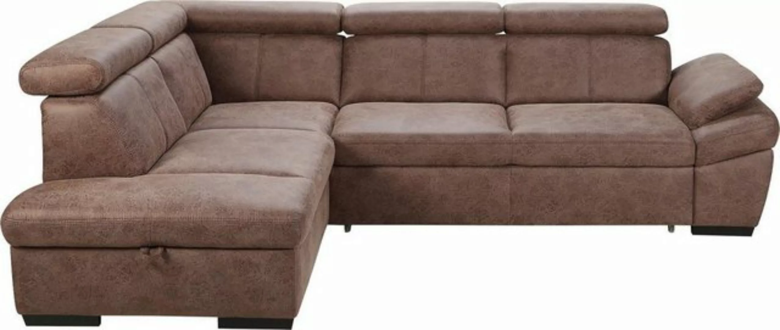 exxpo - sofa fashion Ecksofa Salerno, inkl. Kopf- und Armteilverstellung, w günstig online kaufen