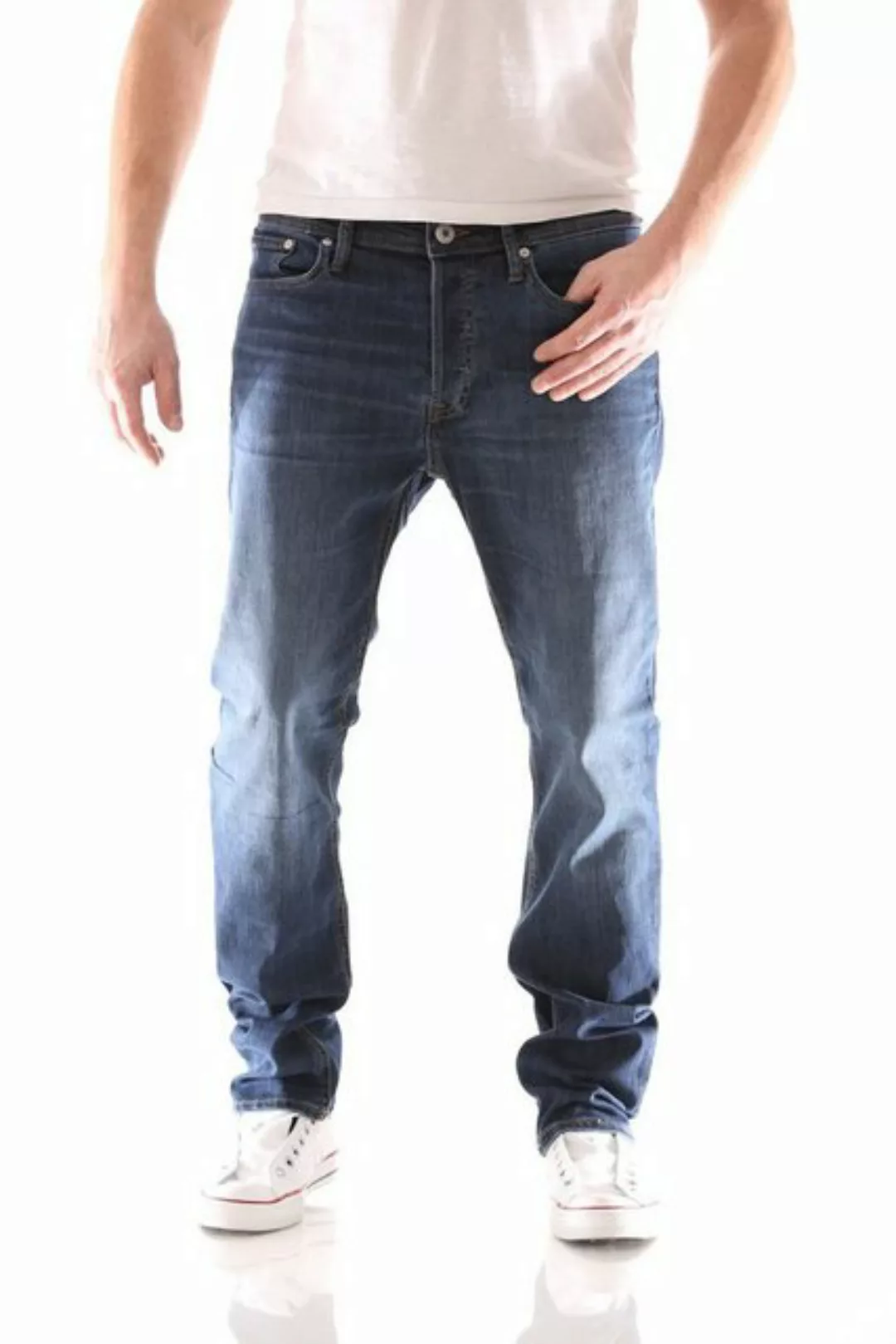 Jack & Jones Slim-fit-Jeans Jack & Jones Tim Original Slim Herren Jeans günstig online kaufen