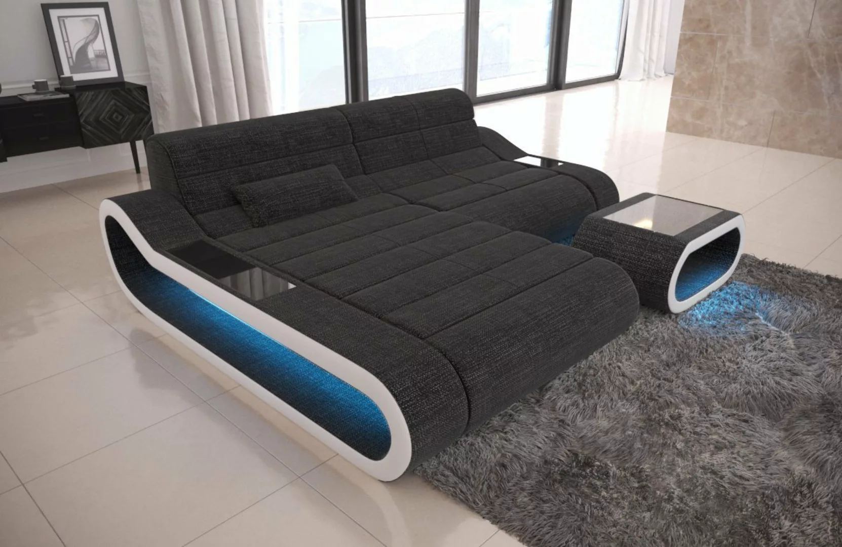 Sofa Dreams Ecksofa Stoff Couch Polstersofa Concept L Form Polster Stoffsof günstig online kaufen