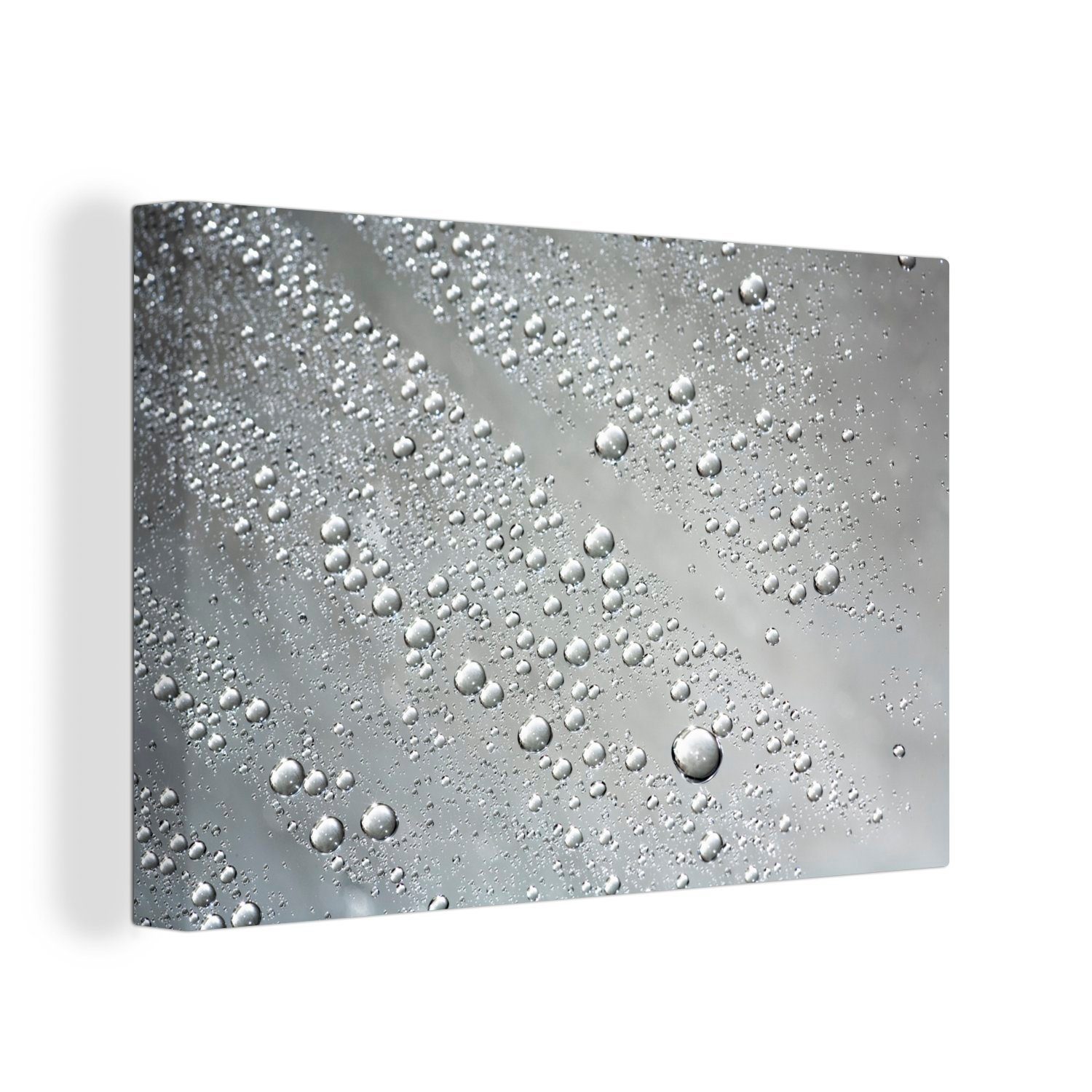 OneMillionCanvasses® Leinwandbild Metall - Wasser - günstig online kaufen