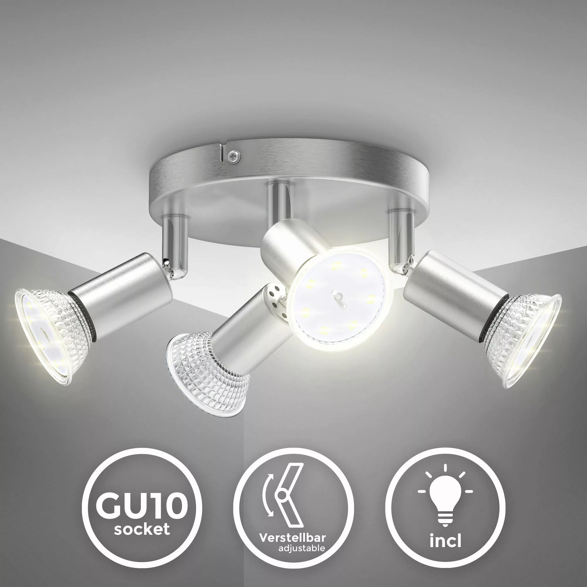 B.K.Licht LED Deckenspot LED Deckenspot schwenkbar günstig online kaufen