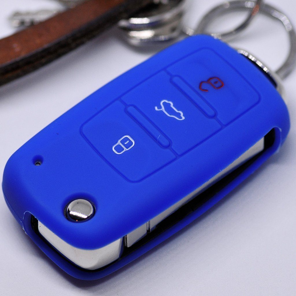 mt-key Schlüsseltasche Autoschlüssel Softcase Silikon Schutzhülle günstig online kaufen