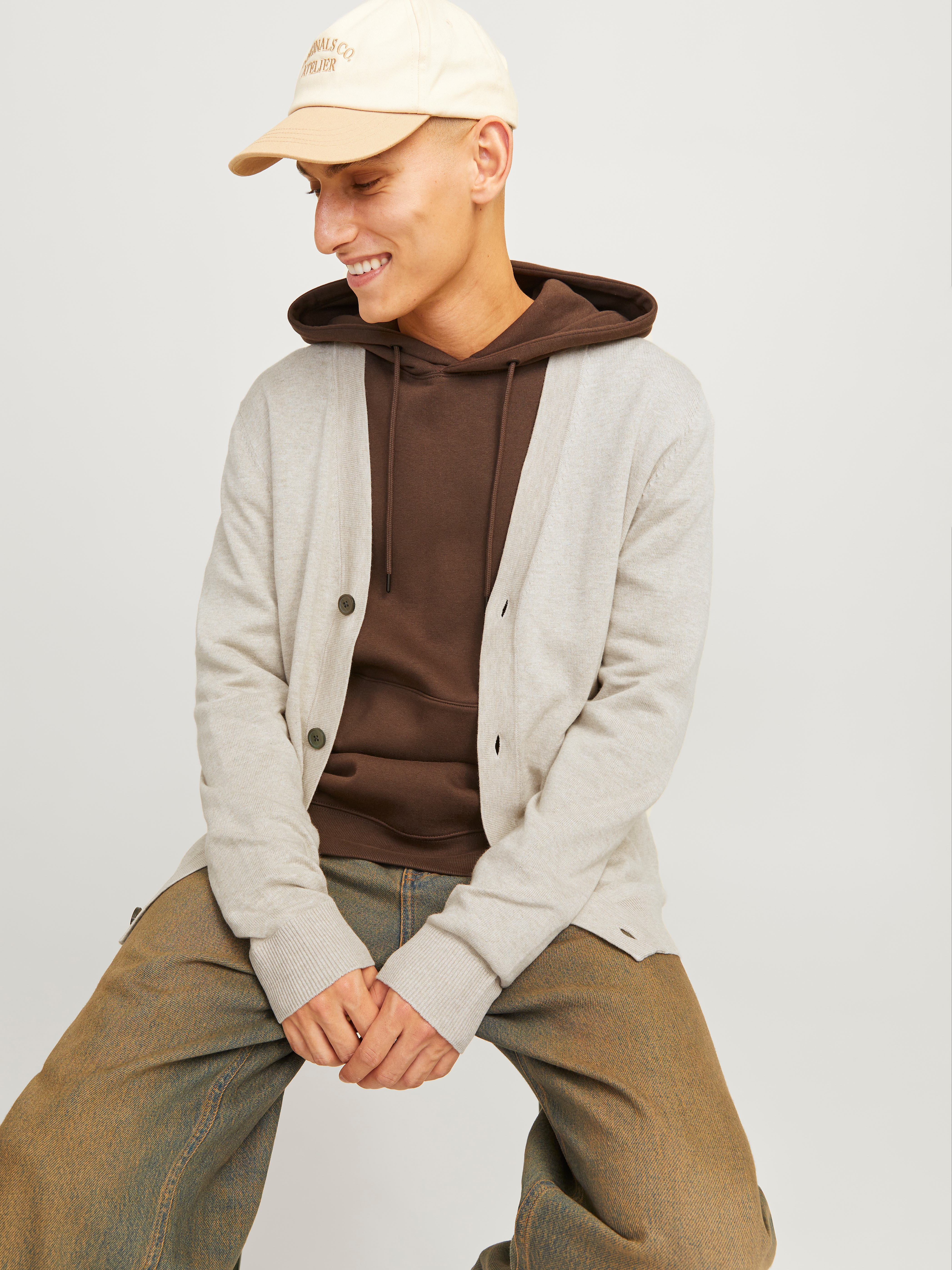 Jack & Jones Strickjacke "JJEEMIL KNIT BUTTON CARDIGAN NOOS" günstig online kaufen