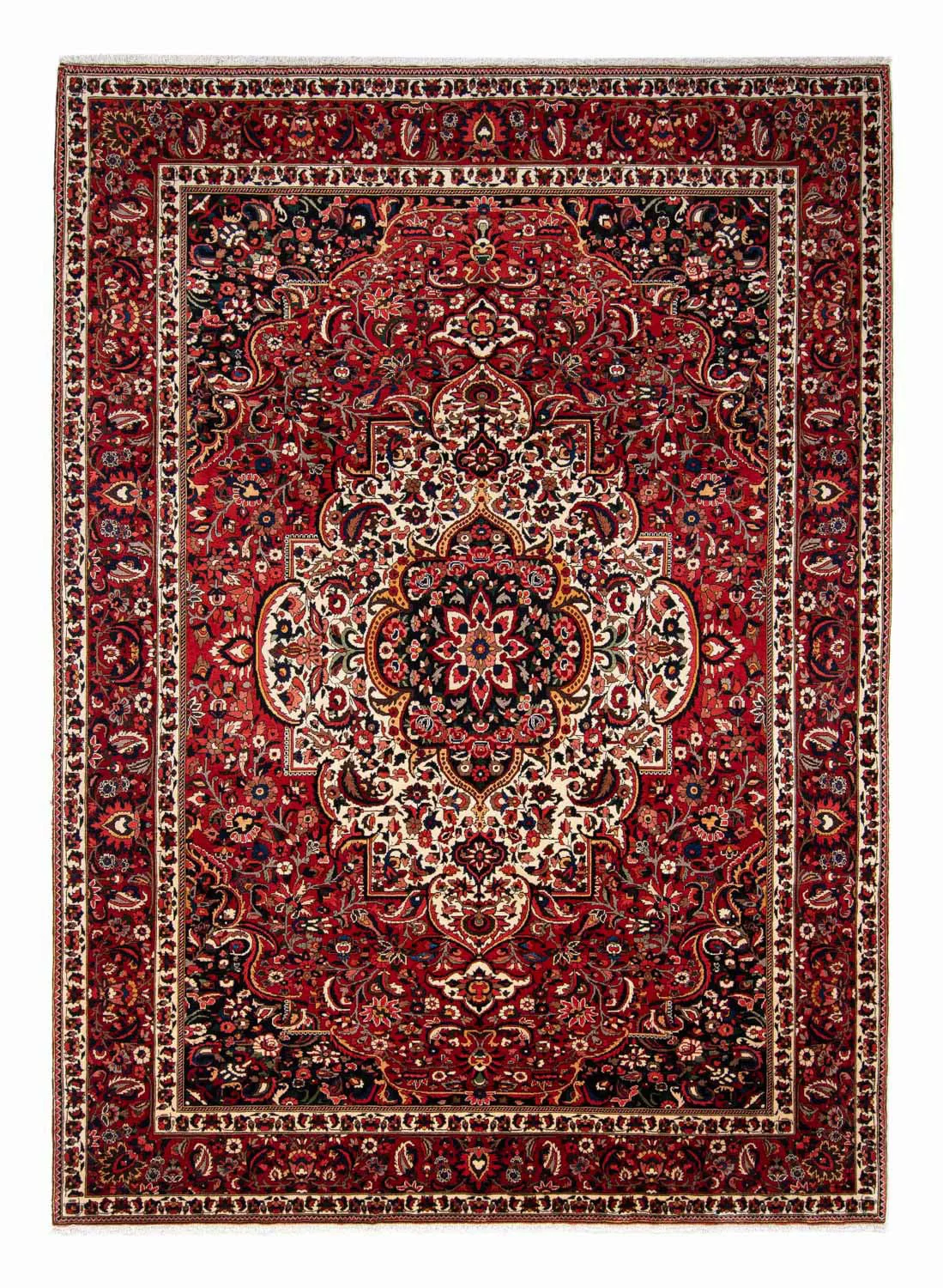 morgenland Wollteppich »Bachtiar Medaillon Rosso scuro 365 x 265 cm«, recht günstig online kaufen