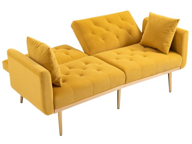 SeedWave Schlafsofa Verstellbares Faltsofa für 3 Personen in Velvet, Doppel günstig online kaufen