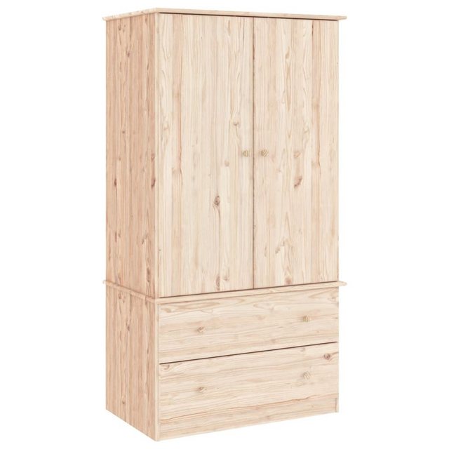 vidaXL Kleiderschrank Kleiderschrank ALTA 90x55x170 cm Massivholz Kiefer (1 günstig online kaufen