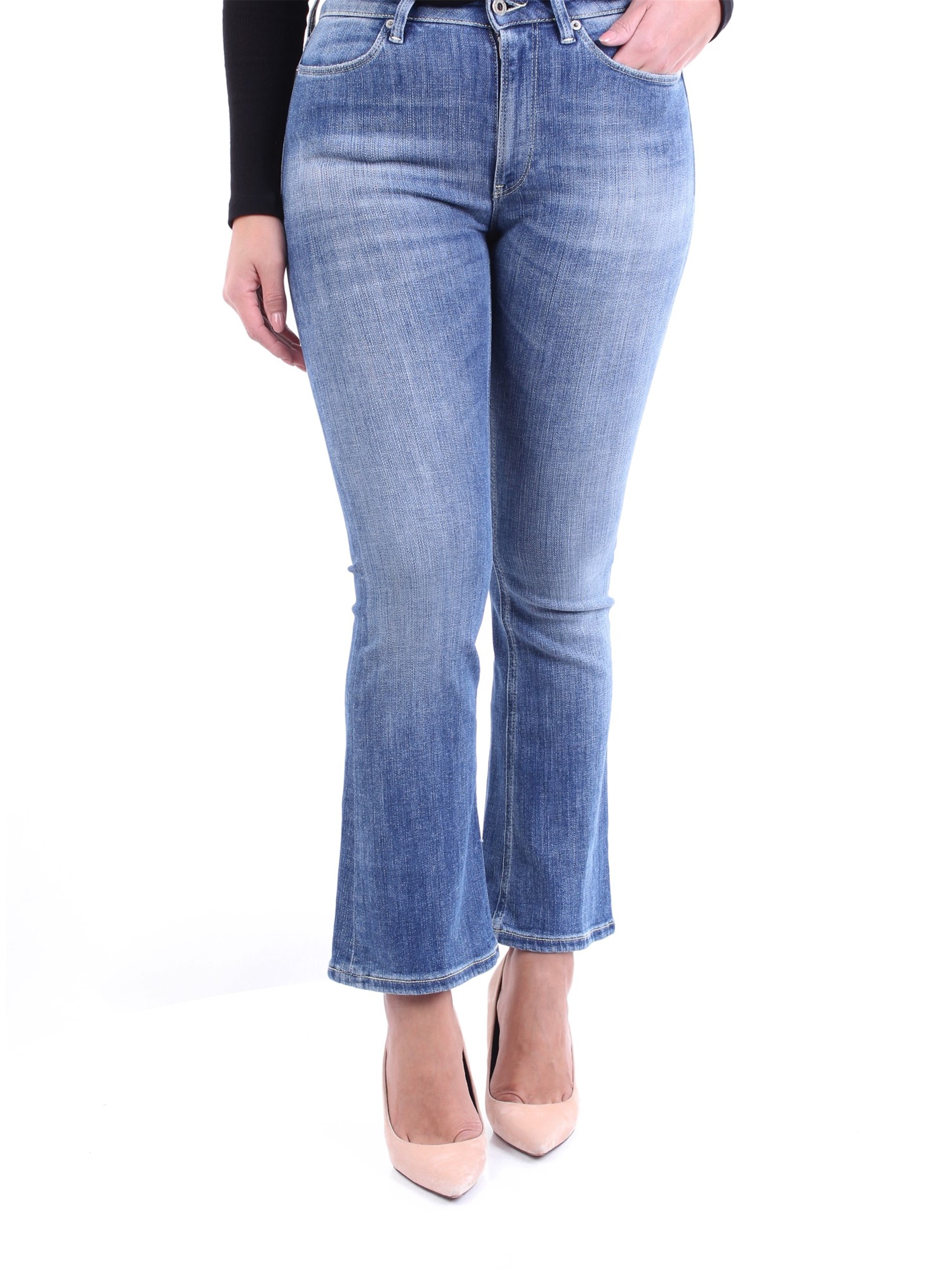 DONDUP Bootcut Damen Blue Jeans günstig online kaufen