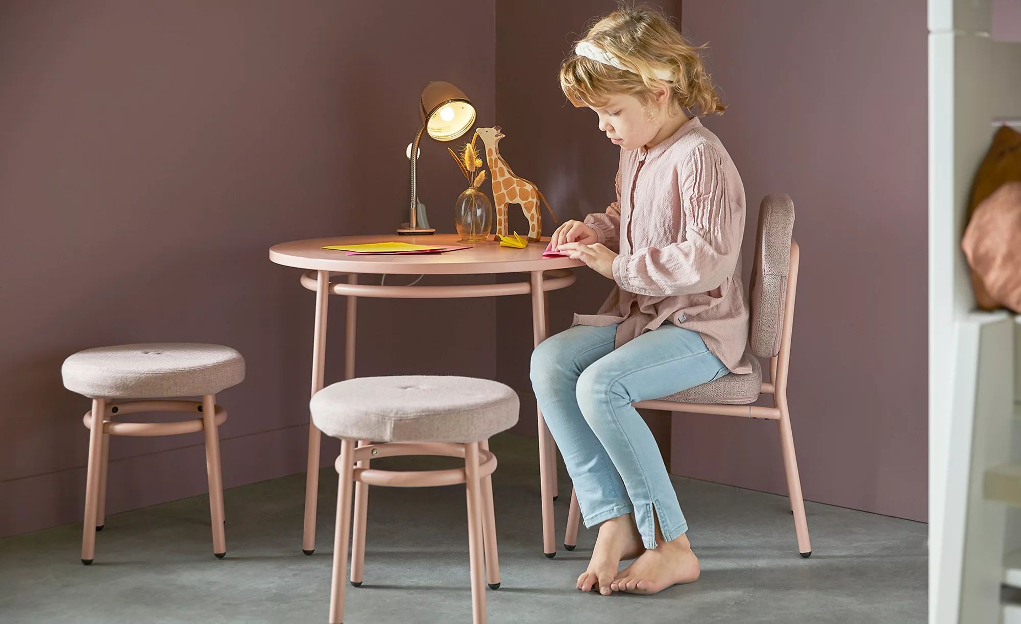 Spieltisch  Chill ¦ rosa/pink ¦ Maße (cm): H: 50  Ø: 60 Kindermöbel > Kinde günstig online kaufen