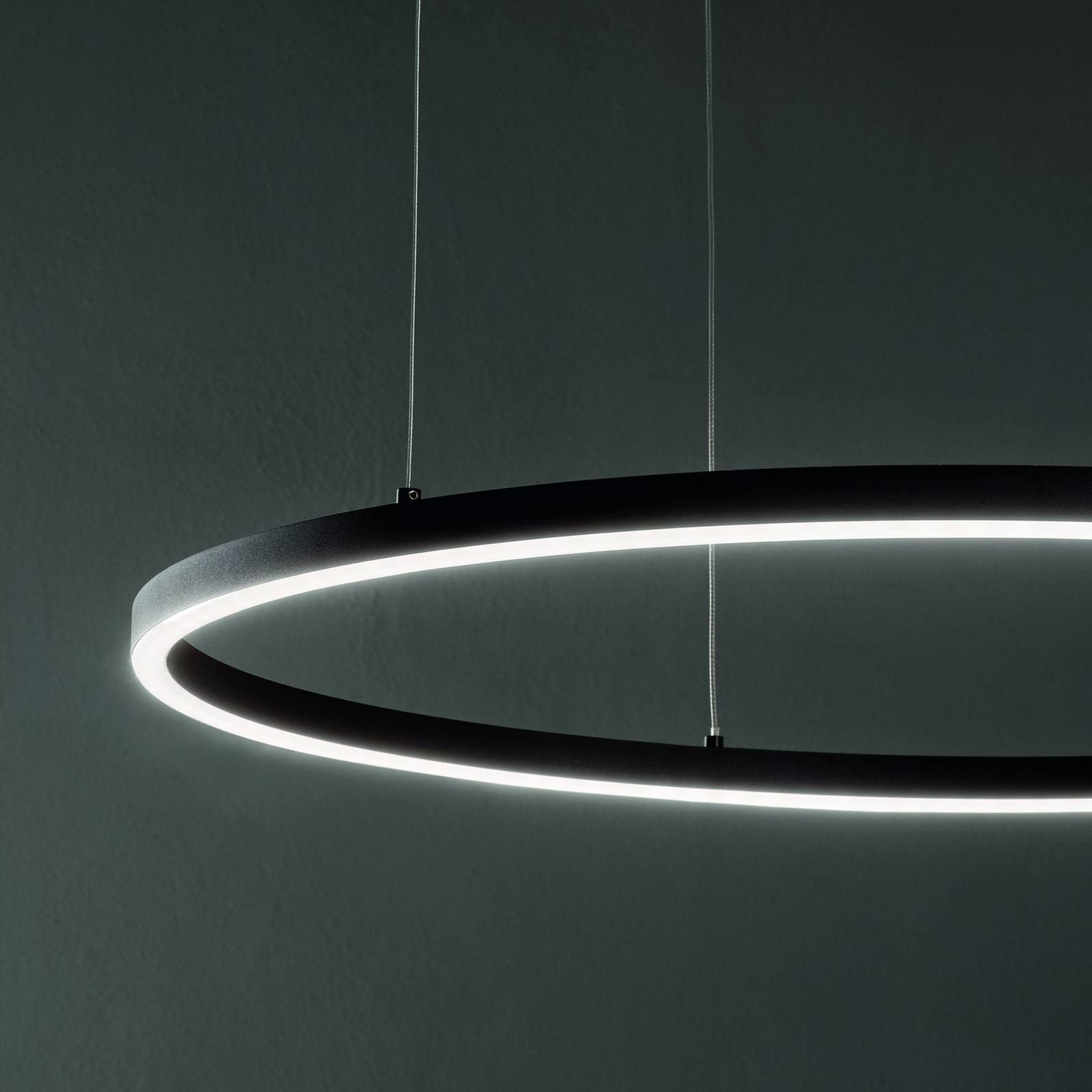 Ideal Lux LED-Hängelampe Oracle Slim Ø 90 cm weiß 3.000 K günstig online kaufen