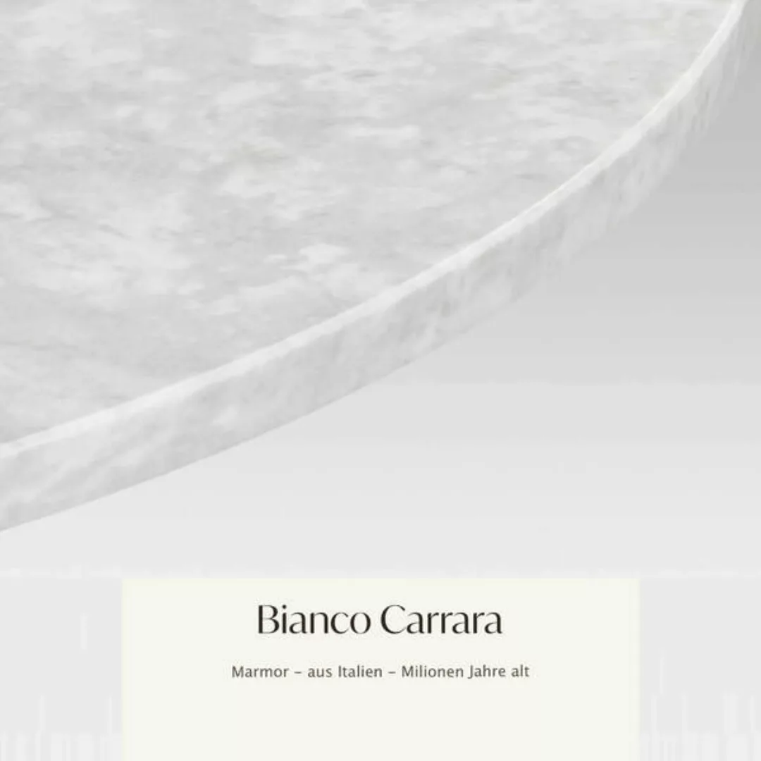 Esstisch Valencia Aus Eichenholz Mit Marmorplatte günstig online kaufen