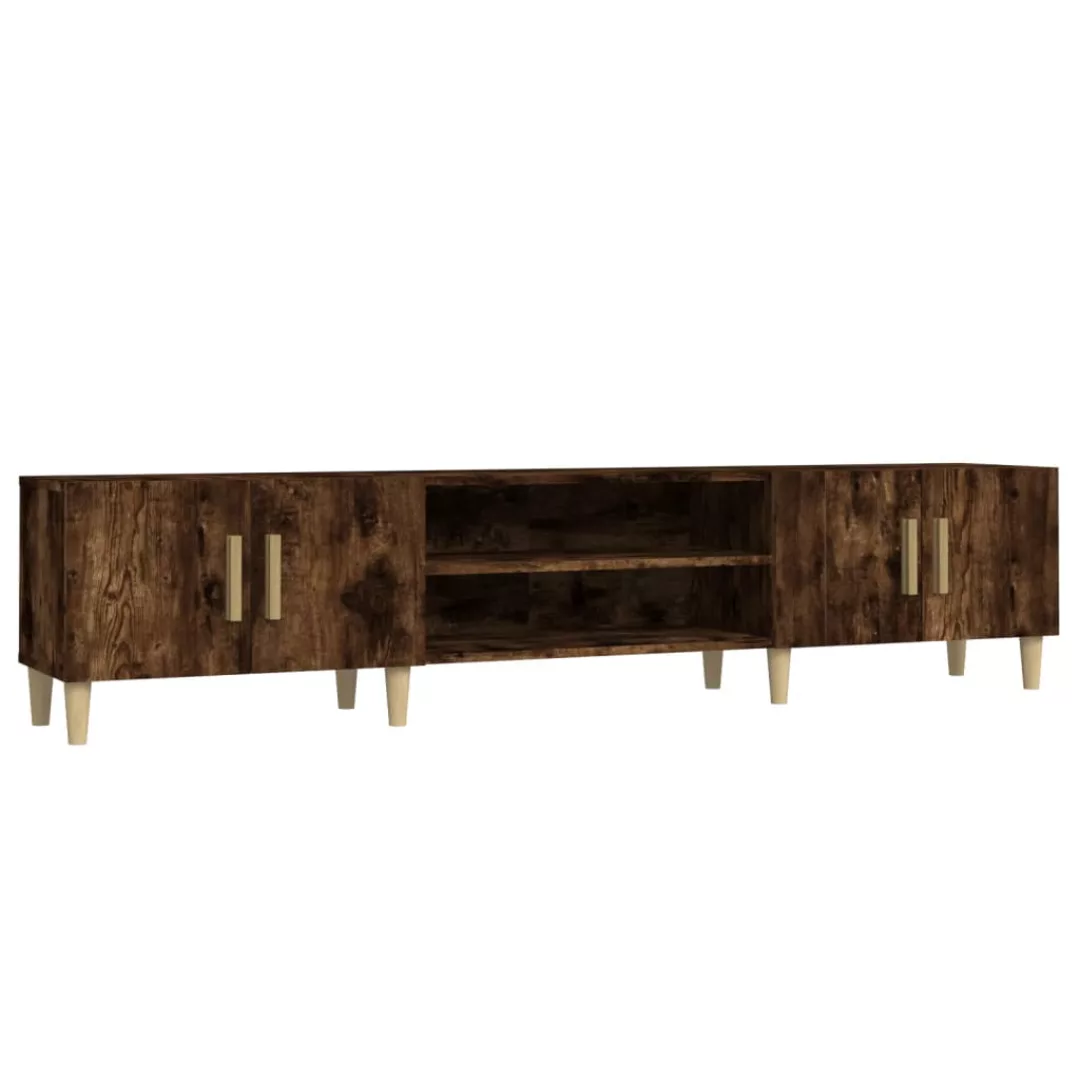 Vidaxl Tv-schrank Räuchereiche 180x31,5x40 Cm Holzwerkstoff günstig online kaufen