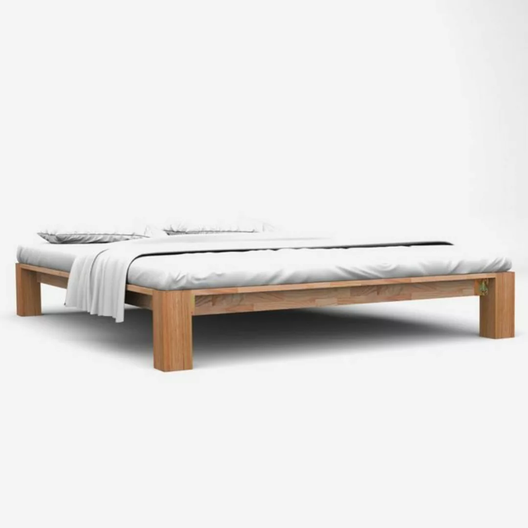 furnicato Bett Massivholzbett Eiche 160x200 cm günstig online kaufen