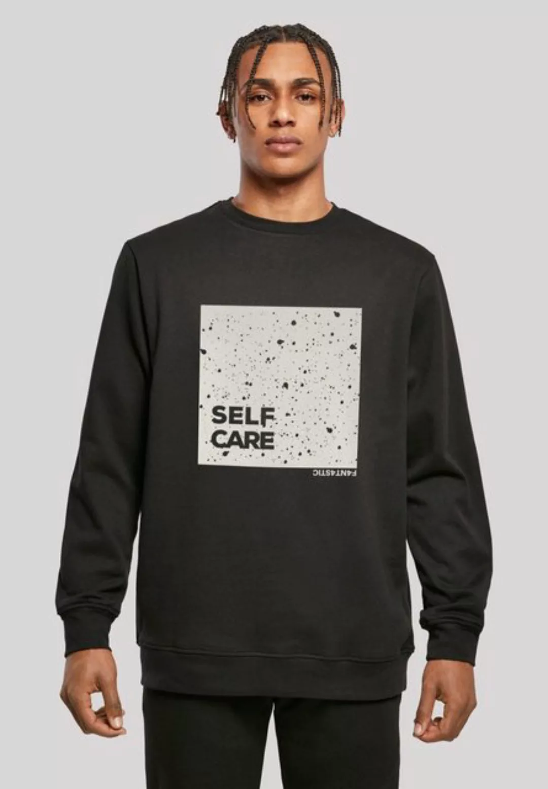 F4NT4STIC Kapuzenpullover SELF CARE CREWNECK Print günstig online kaufen