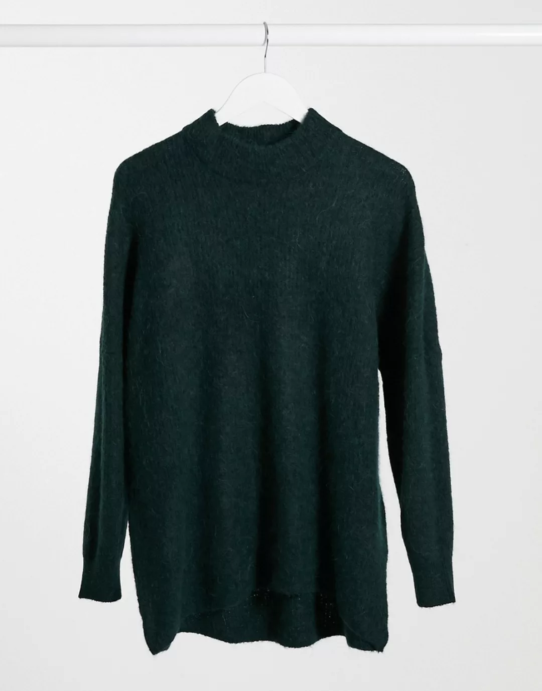 Selected Lulu Enica O Hals Sweater S Scarab / Detail Melange günstig online kaufen