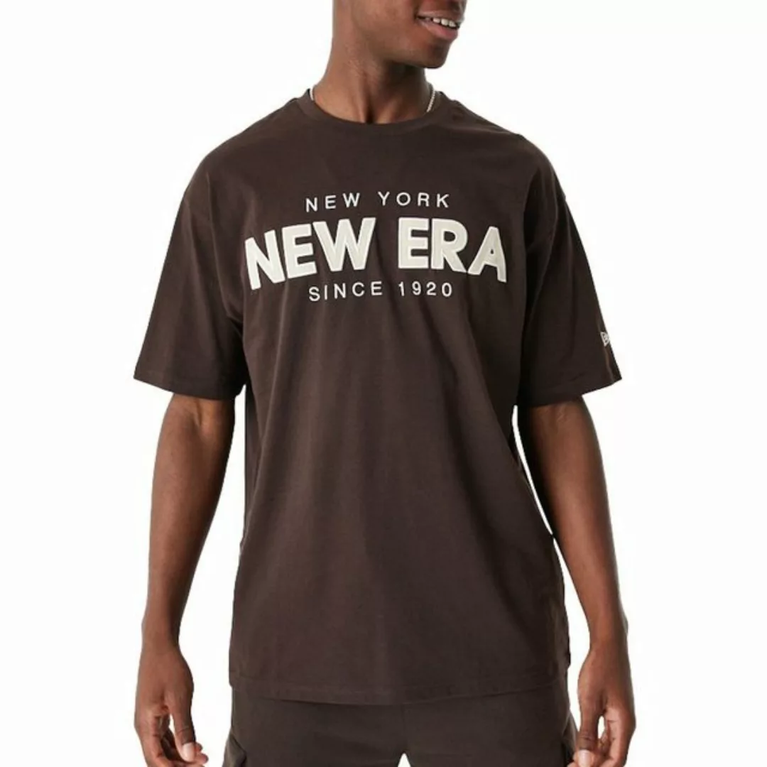 New Era Print-Shirt Oversized BRAND LOGO off white günstig online kaufen