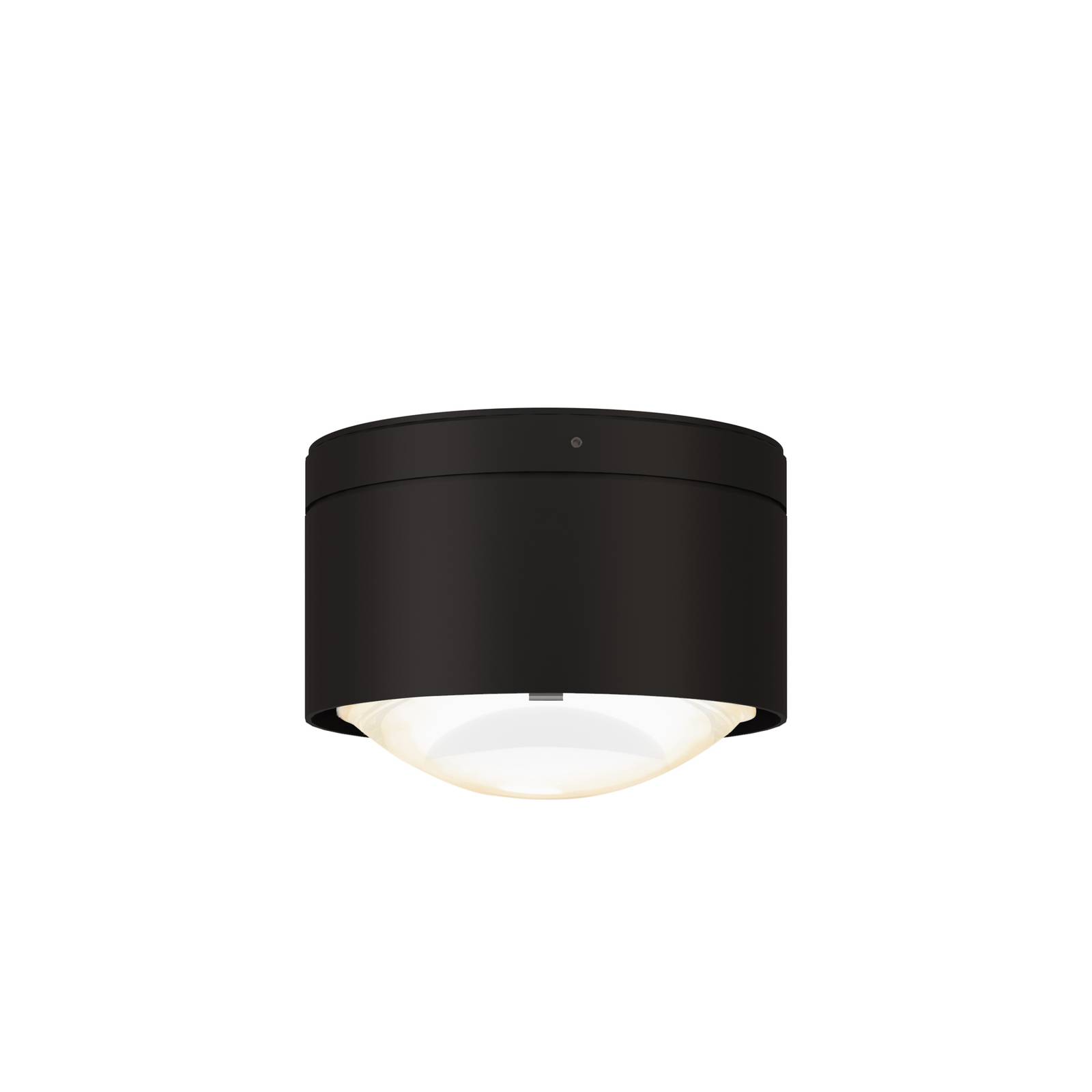 Puk! 120 One LED-Deckenspot Linse matt, schwarz günstig online kaufen