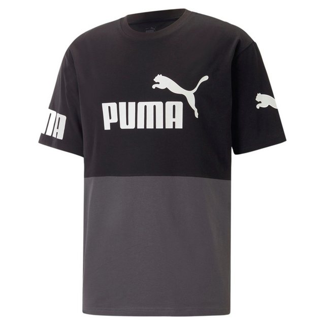 PUMA T-Shirt Puma Herren T-Shirt Power Colorblock Tee 673321 günstig online kaufen