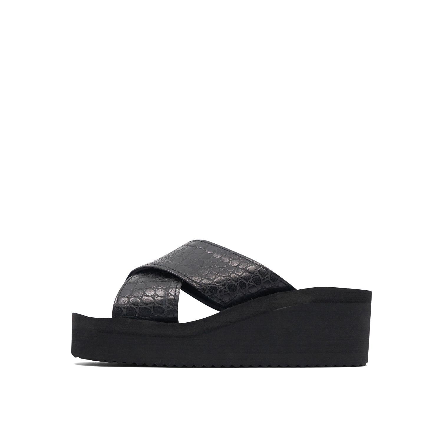 Flip Flop wedge*cross croco Sandale günstig online kaufen