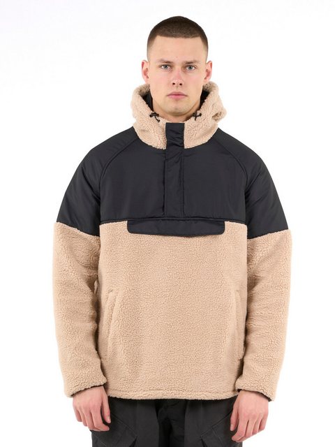 KnowledgeCotton Apparel Fleecejacke Teddy Oversized Anorak günstig online kaufen