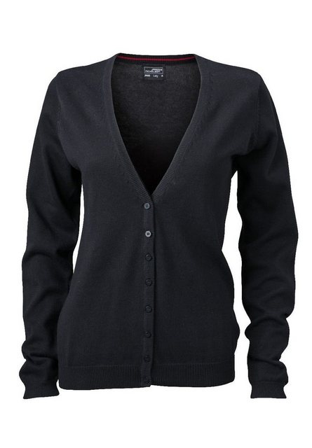 James & Nicholson Cardigan JN 660 Damen V-Neck Cardigan Leichte Strickquali günstig online kaufen