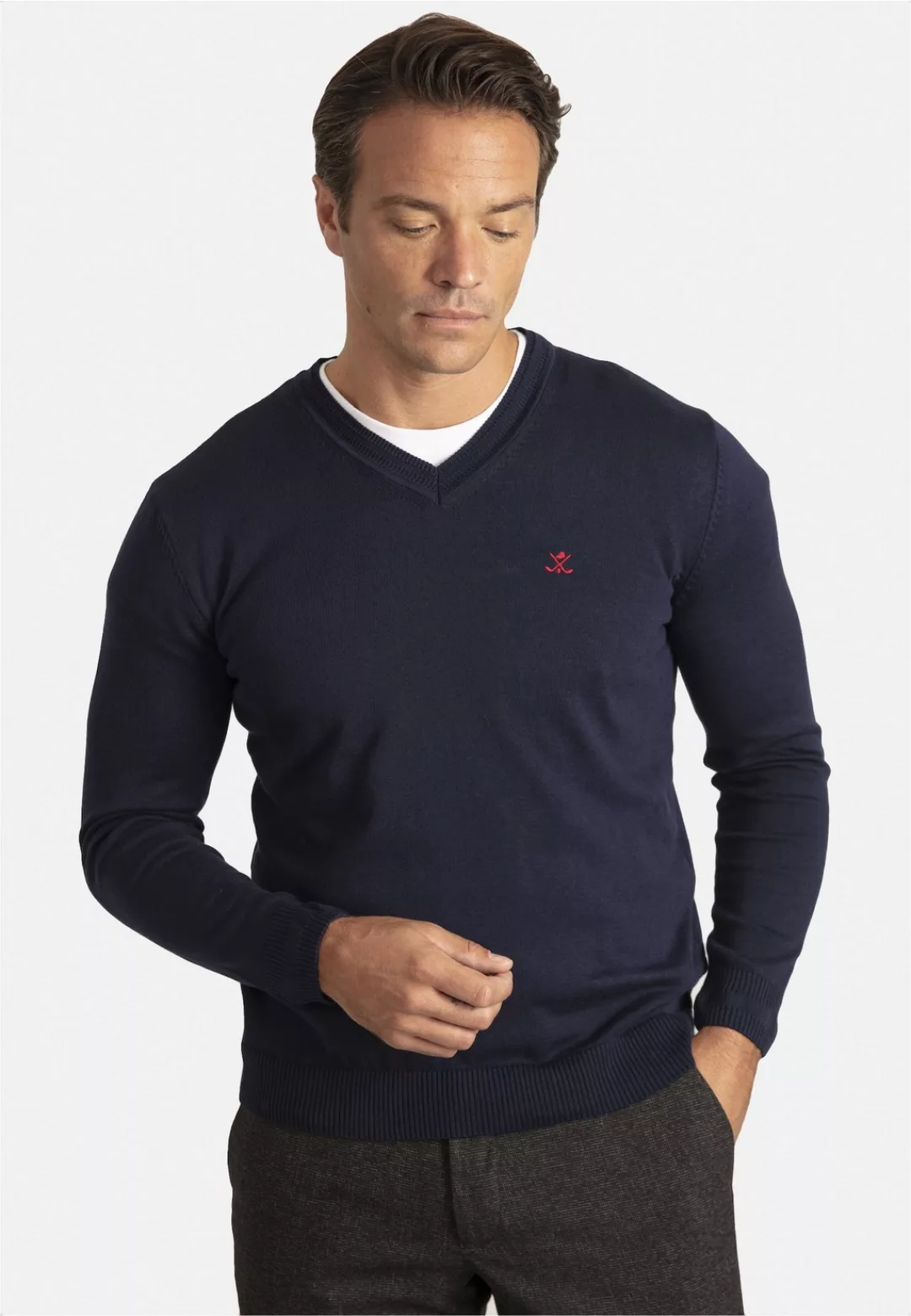 SIR RAYMOND TAILOR Strickpullover "Los Angeles", (1 tlg.), mit klassischem günstig online kaufen