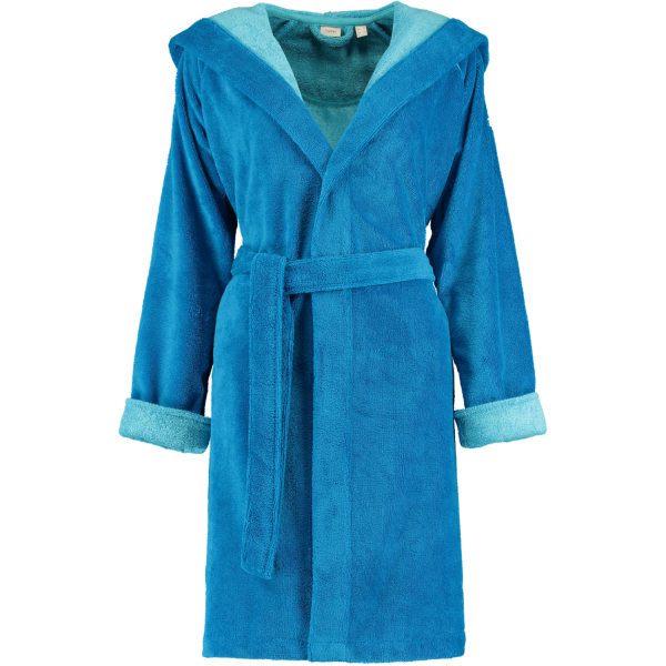 Esprit Damen Bademantel Cosy Kapuze - Farbe: turquoise - 002 - S günstig online kaufen