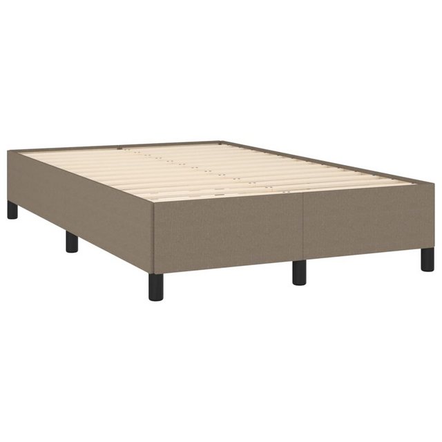 furnicato Bettgestell Taupe 120x190 cm Stoff (1-tlg) günstig online kaufen