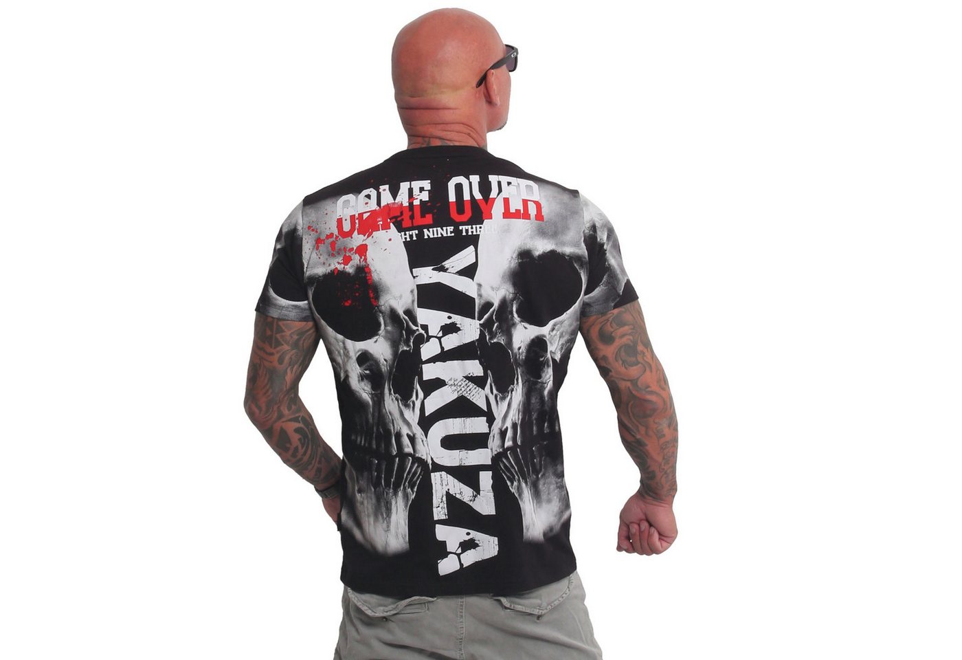 YAKUZA T-Shirt Skull V03 günstig online kaufen