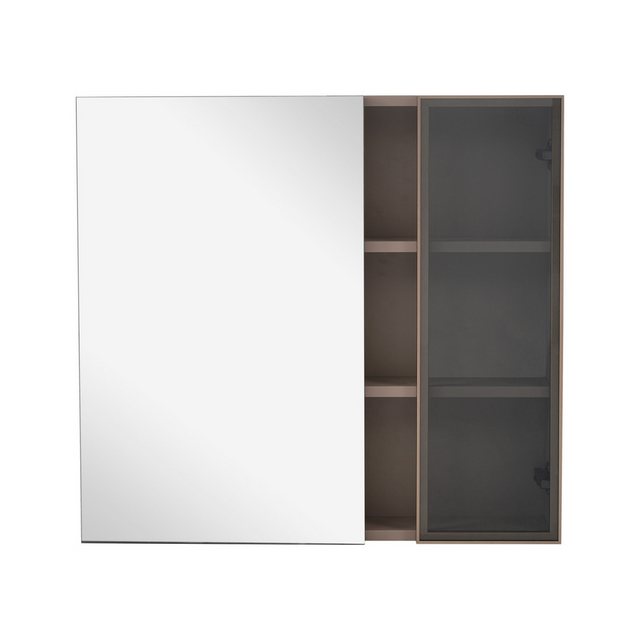 Elegear Badezimmerspiegelschrank 80cm Spiegelschrank mit Ablageflächen (1-S günstig online kaufen