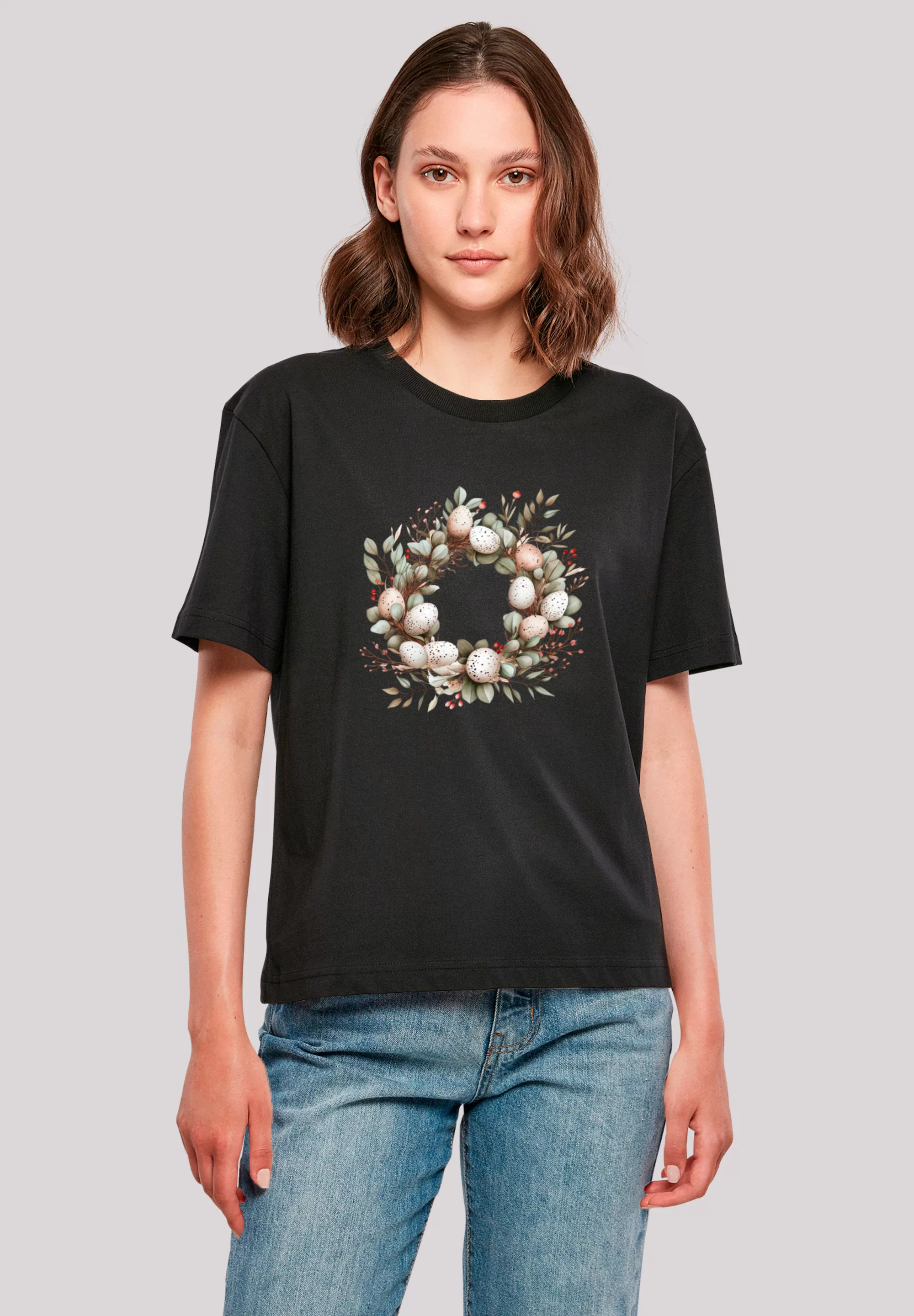 F4NT4STIC T-Shirt "Osterkranz Eierkranz Blumenring", Premium Qualität günstig online kaufen