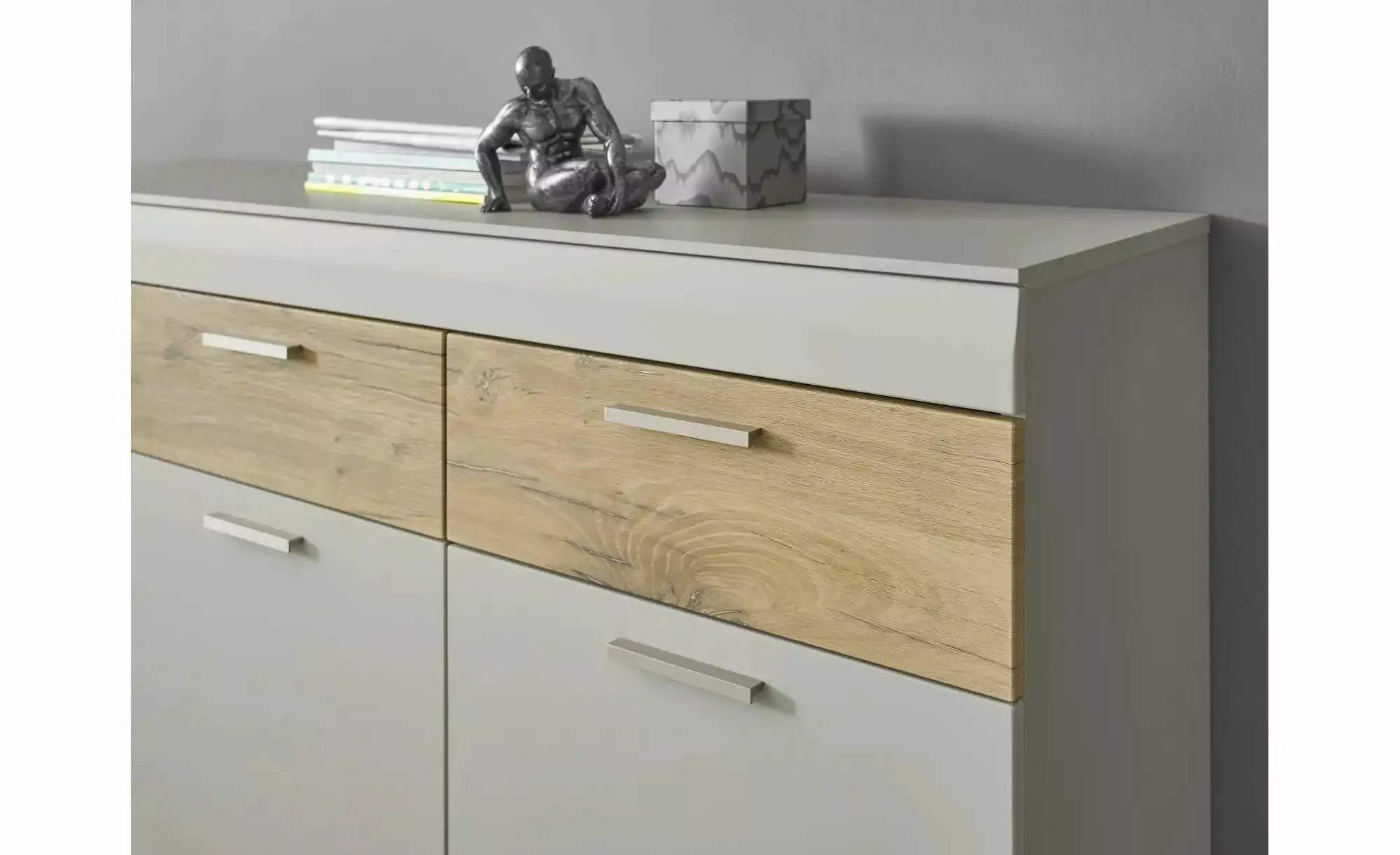 Sideboard  Siero ¦ grau ¦ Maße (cm): B: 200 H: 42 Kommoden & Sideboards > S günstig online kaufen