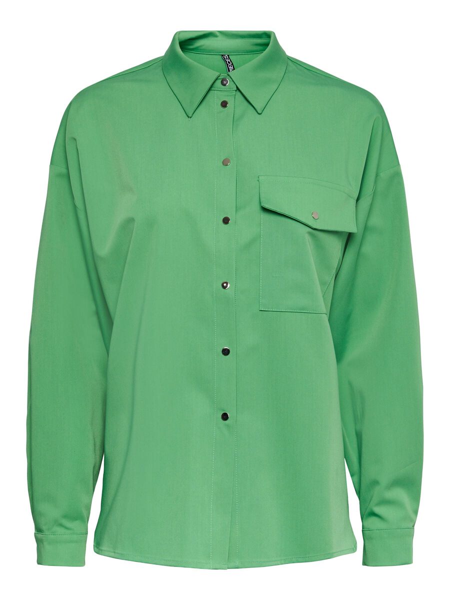 PIECES Pcabby Hemd Damen Grün günstig online kaufen