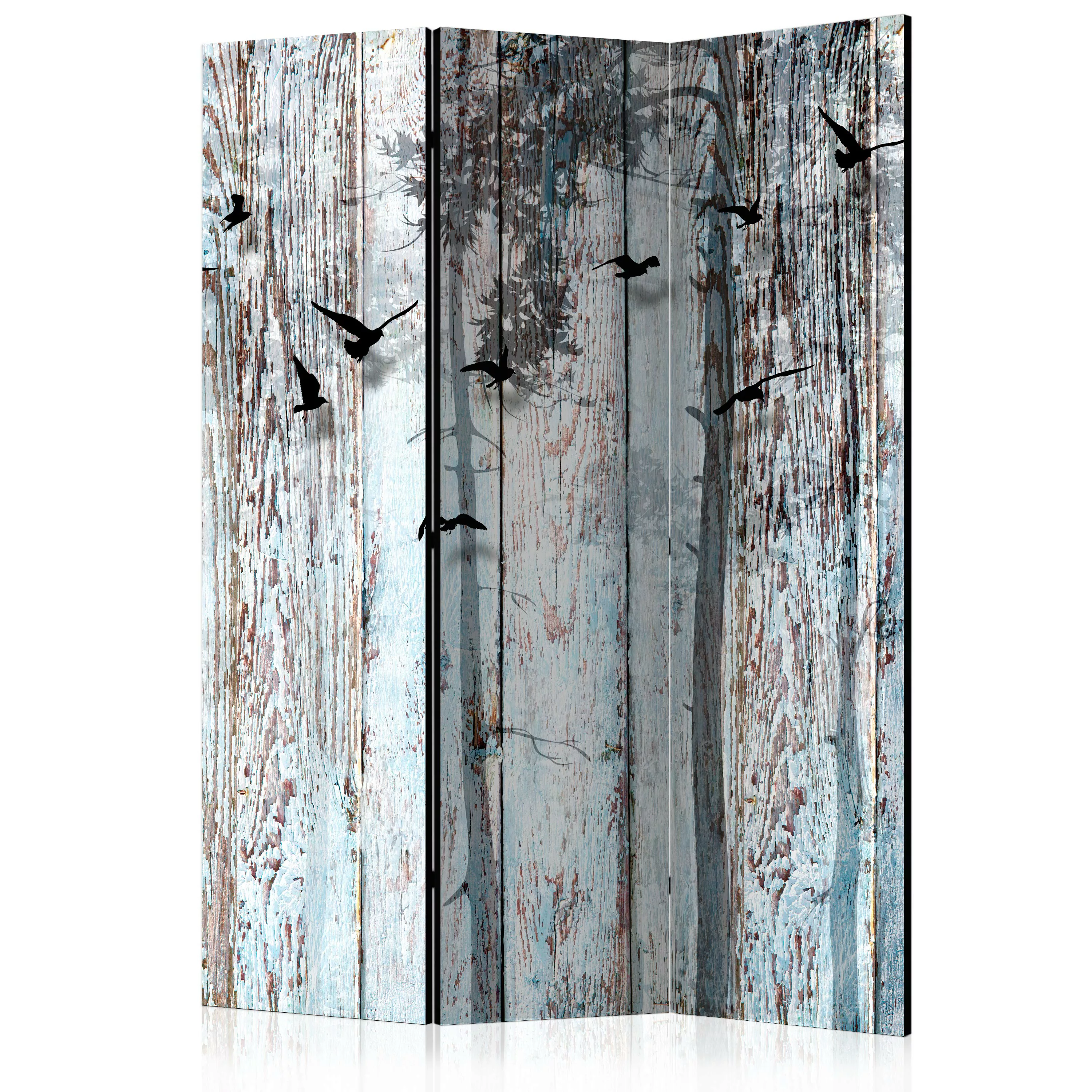 3-teiliges Paravent - Rustic Boards [room Dividers] günstig online kaufen