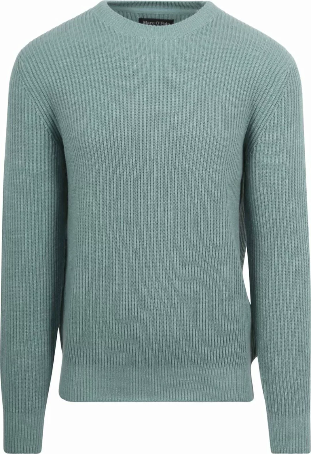 Marc O'Polo Pullover Wool Blend Stahlblau - Größe XXL günstig online kaufen