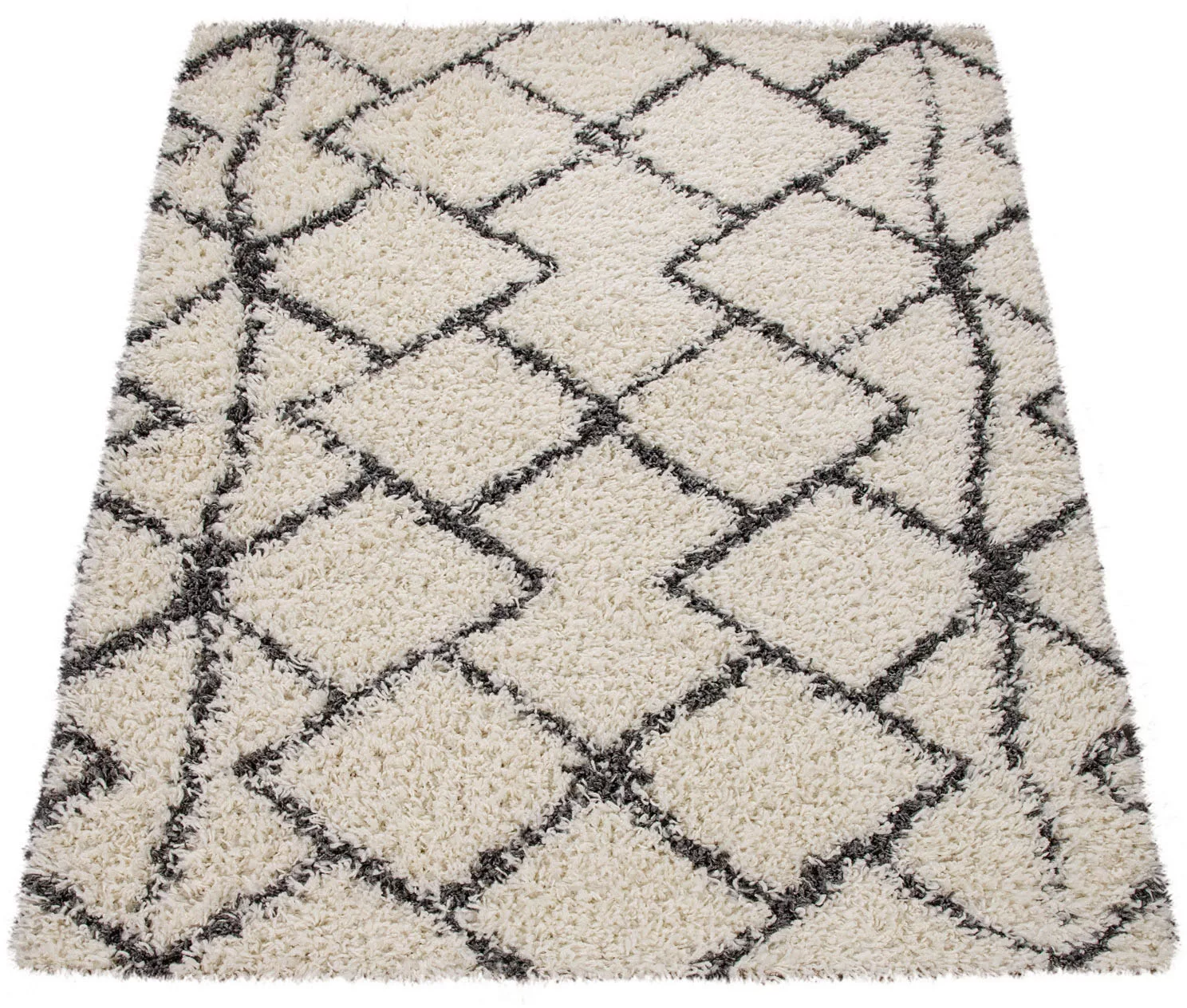 Paco Home Hochflor-Teppich »Kalmar 450«, rechteckig, Shaggy, Scandi Design, günstig online kaufen