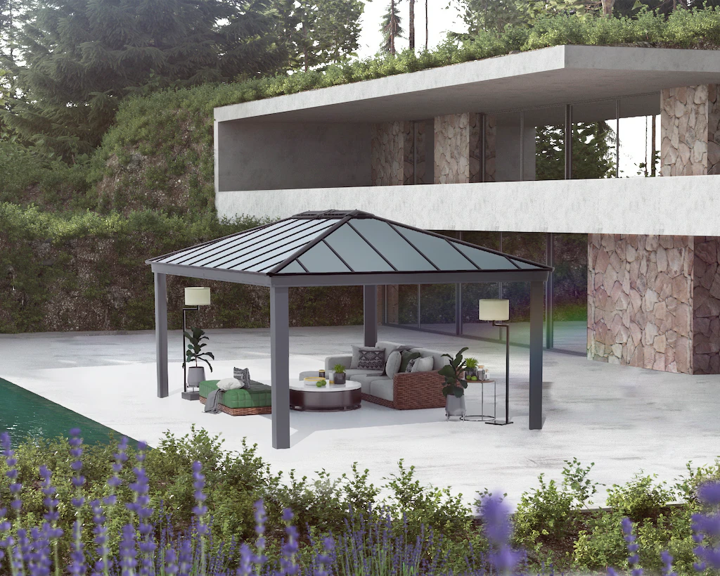 Palram - Canopia Pavillon "Dallas", einfache DIY Montage günstig online kaufen
