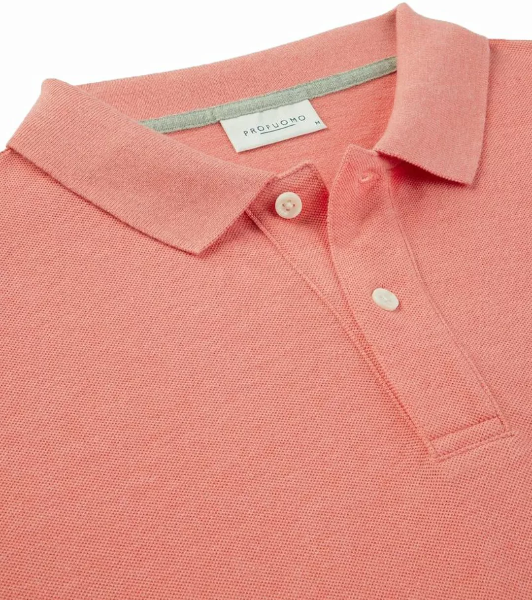 Profuomo Poloshirt Rosa Melange - Größe M günstig online kaufen