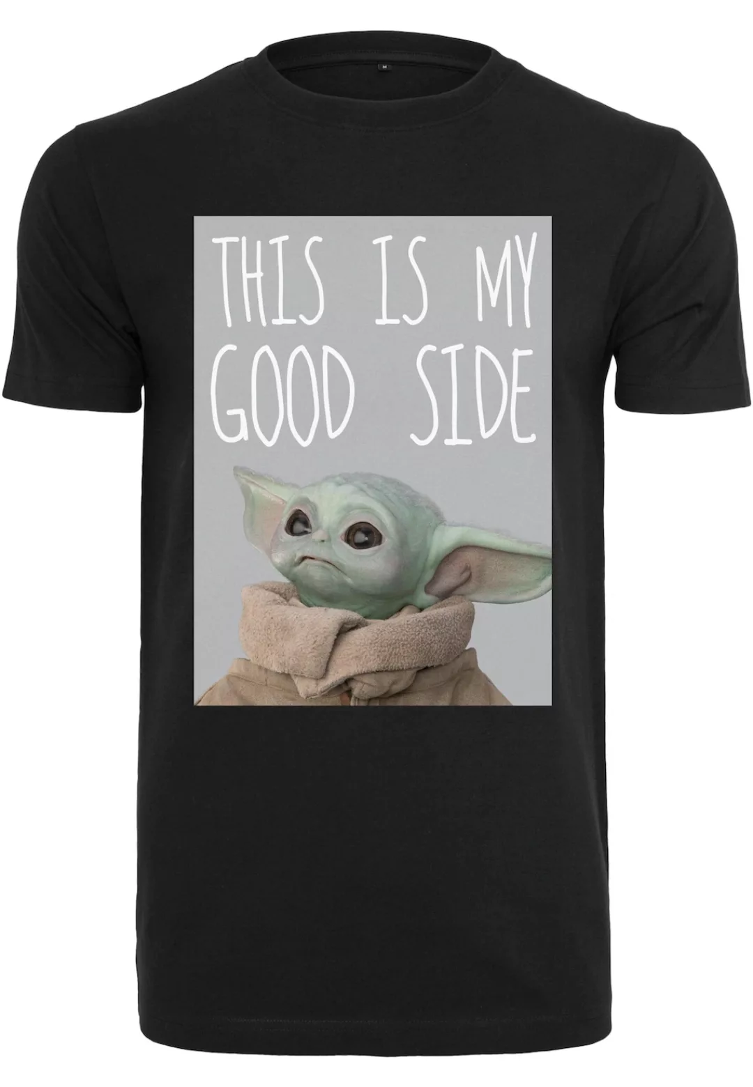 Merchcode T-Shirt "Merchcode Herren Baby Yoda Good Side Tee" günstig online kaufen