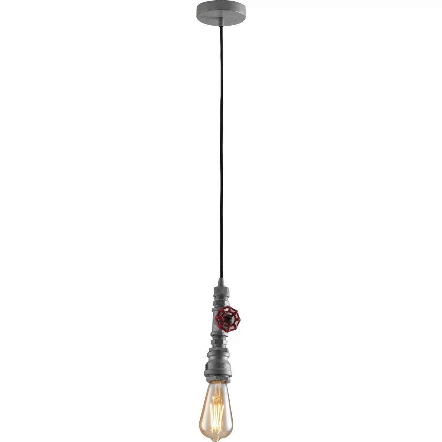 Luce Design Pendelleuchte Amarcord 1-flammig Zink Ø 12 cm günstig online kaufen