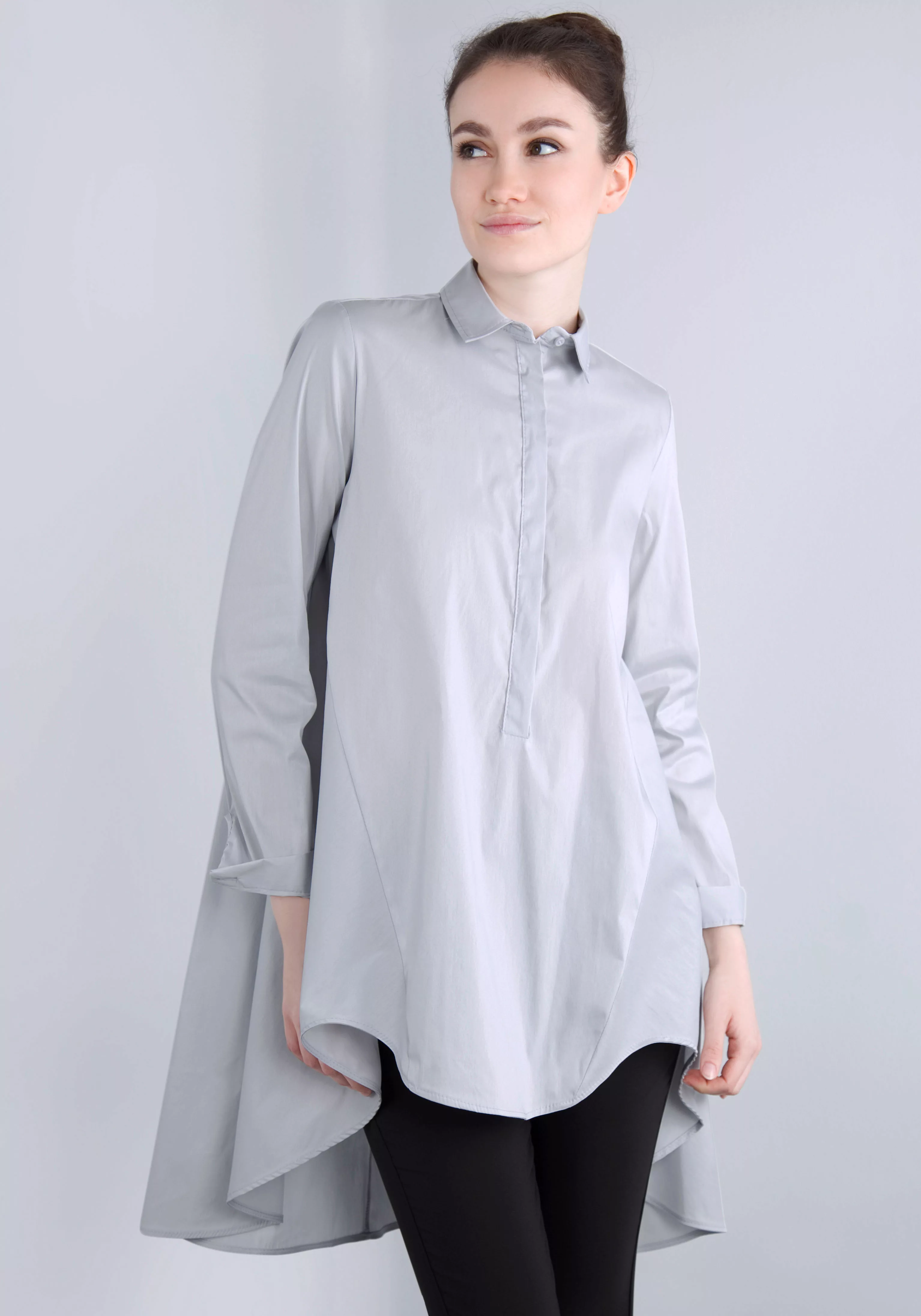 IMPERIAL Longbluse "IMP-C ED3ABF", glockenförmige Long-Form günstig online kaufen