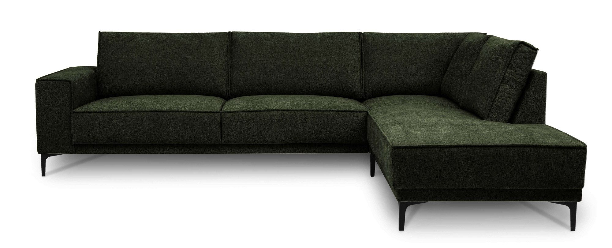 Places of Style Ecksofa "Polsterecke Oland, Struktur, Flachgewebe, Luxus-Mi günstig online kaufen