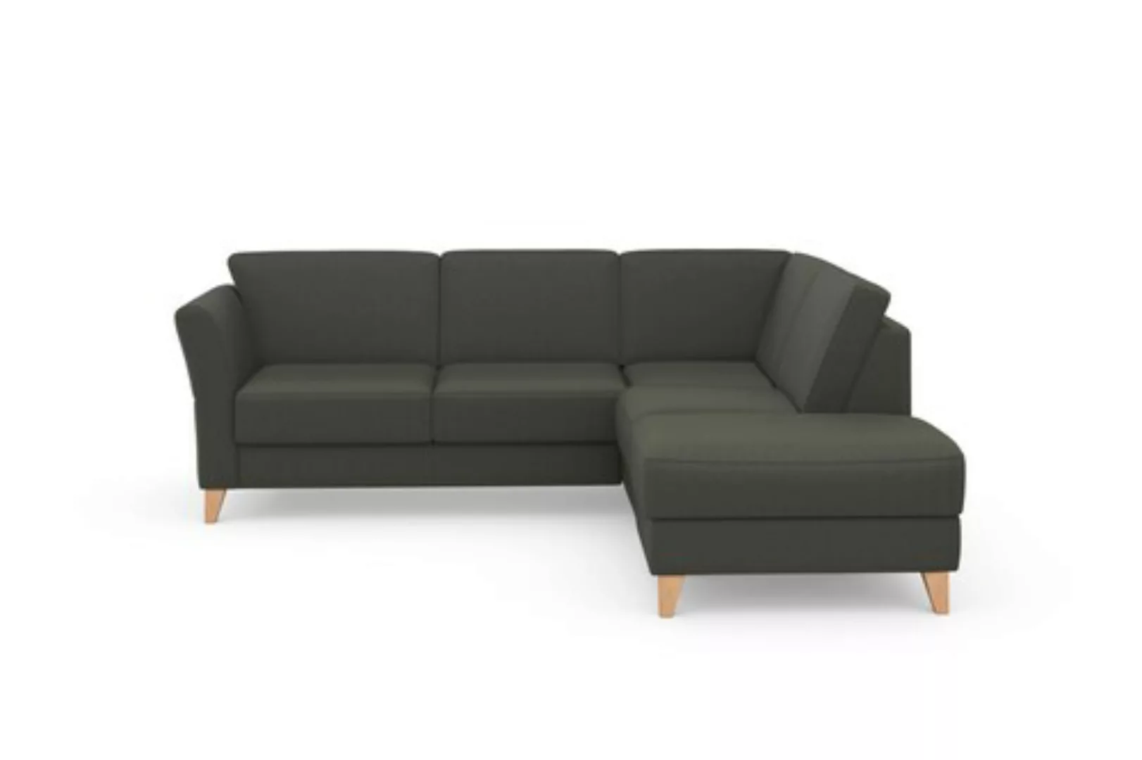 sit&more Ecksofa »Visby L-Form«, Wahlweise mit Bettfunktion und Stauraum, f günstig online kaufen