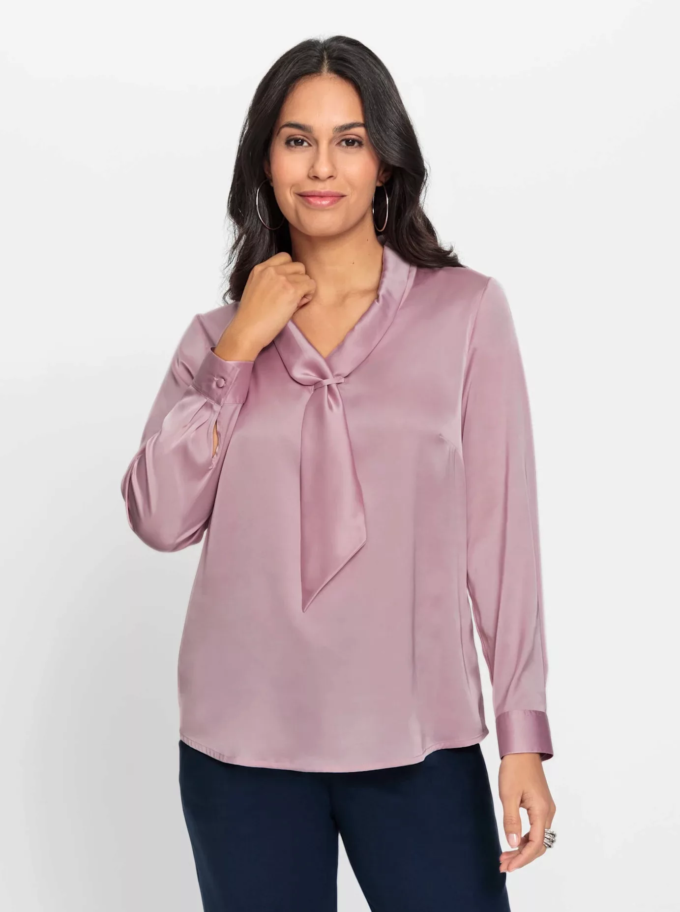 Lady Satinbluse günstig online kaufen