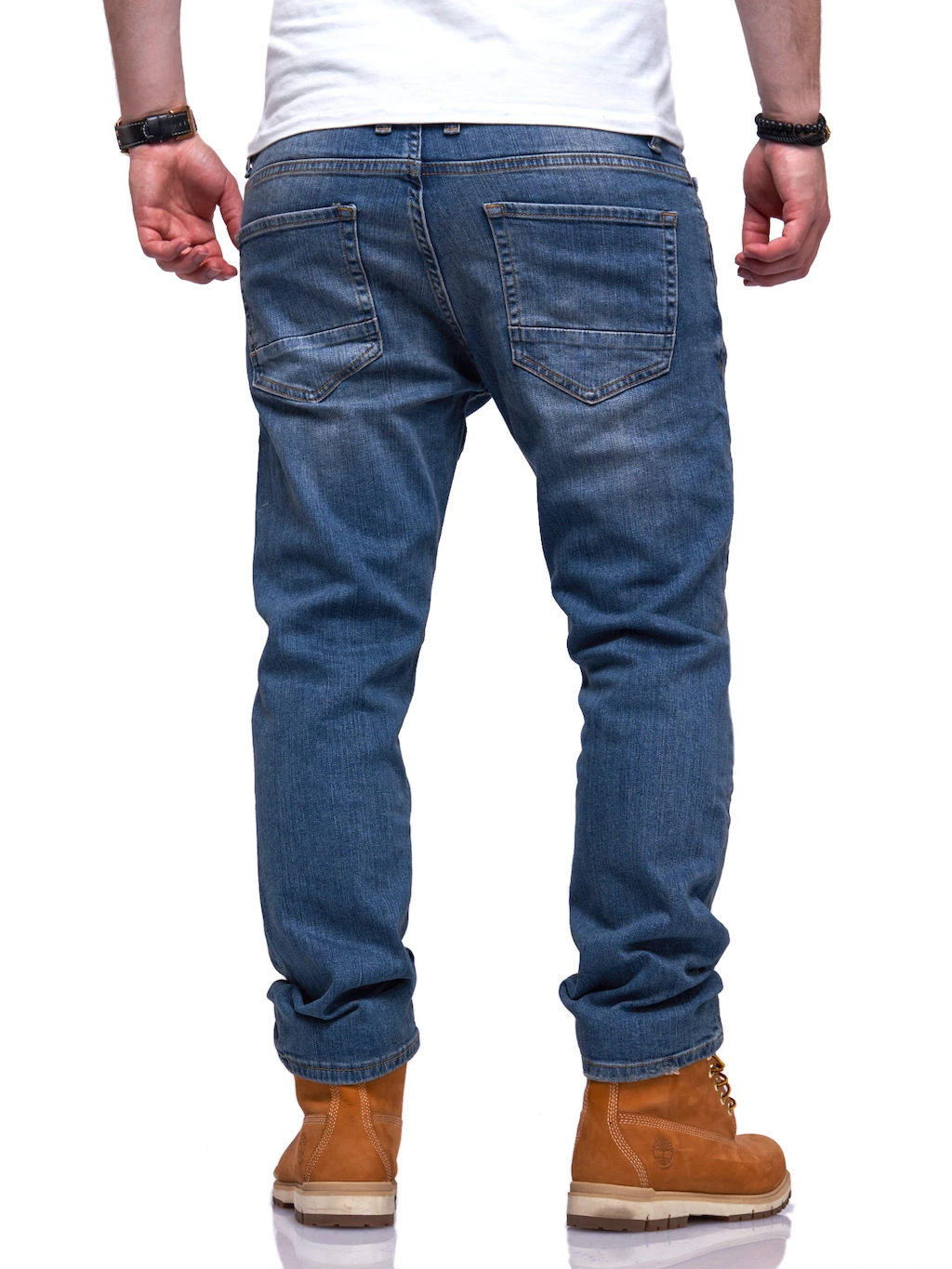 Rello & Reese Straight-Jeans "TINT", im lässigen Used-Look günstig online kaufen