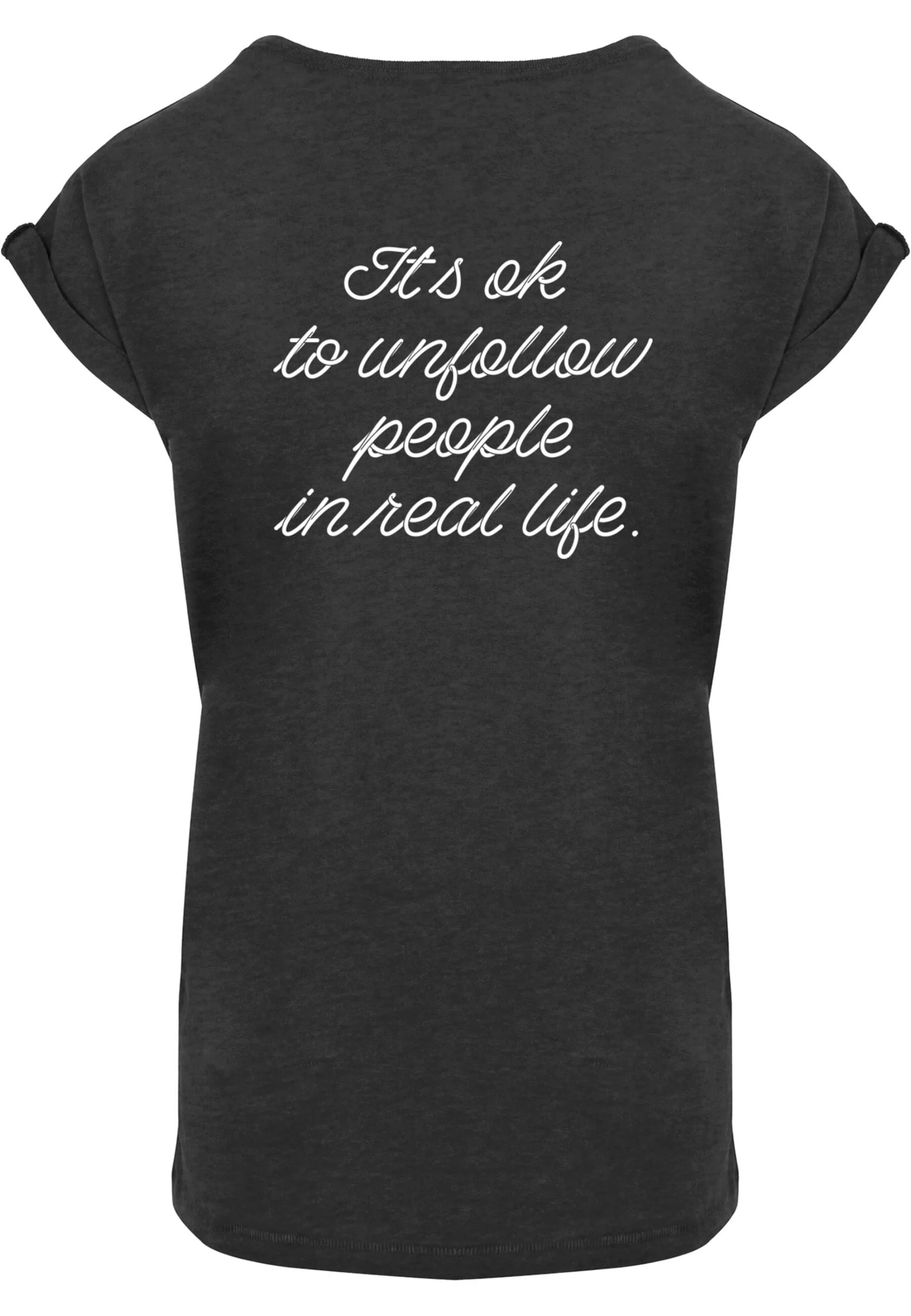 Merchcode T-Shirt "Merchcode Damen Ladies Heartbreak X Extended Shoulder Te günstig online kaufen