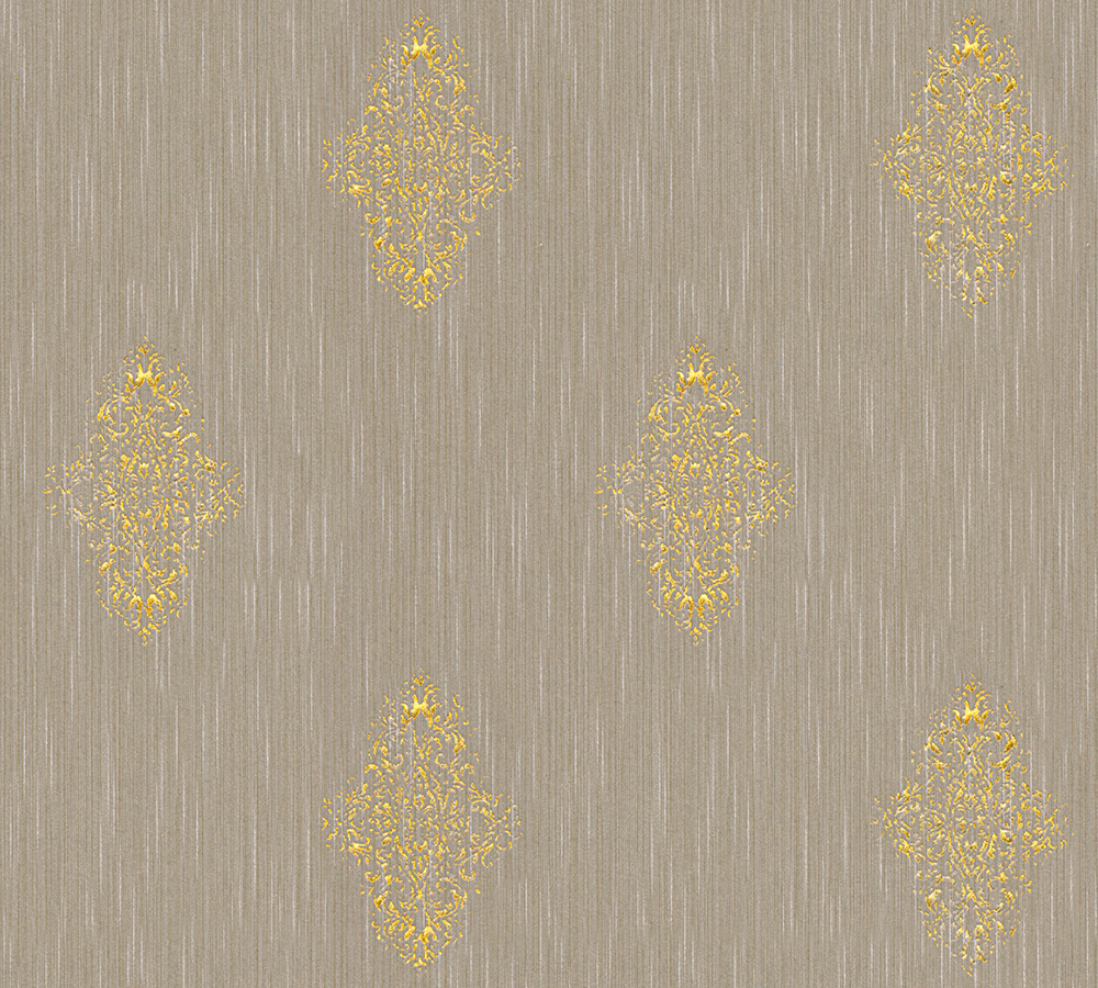 Metallic Mustertapete Architects Paper Luxury wallpaper in Beige Metallic - günstig online kaufen