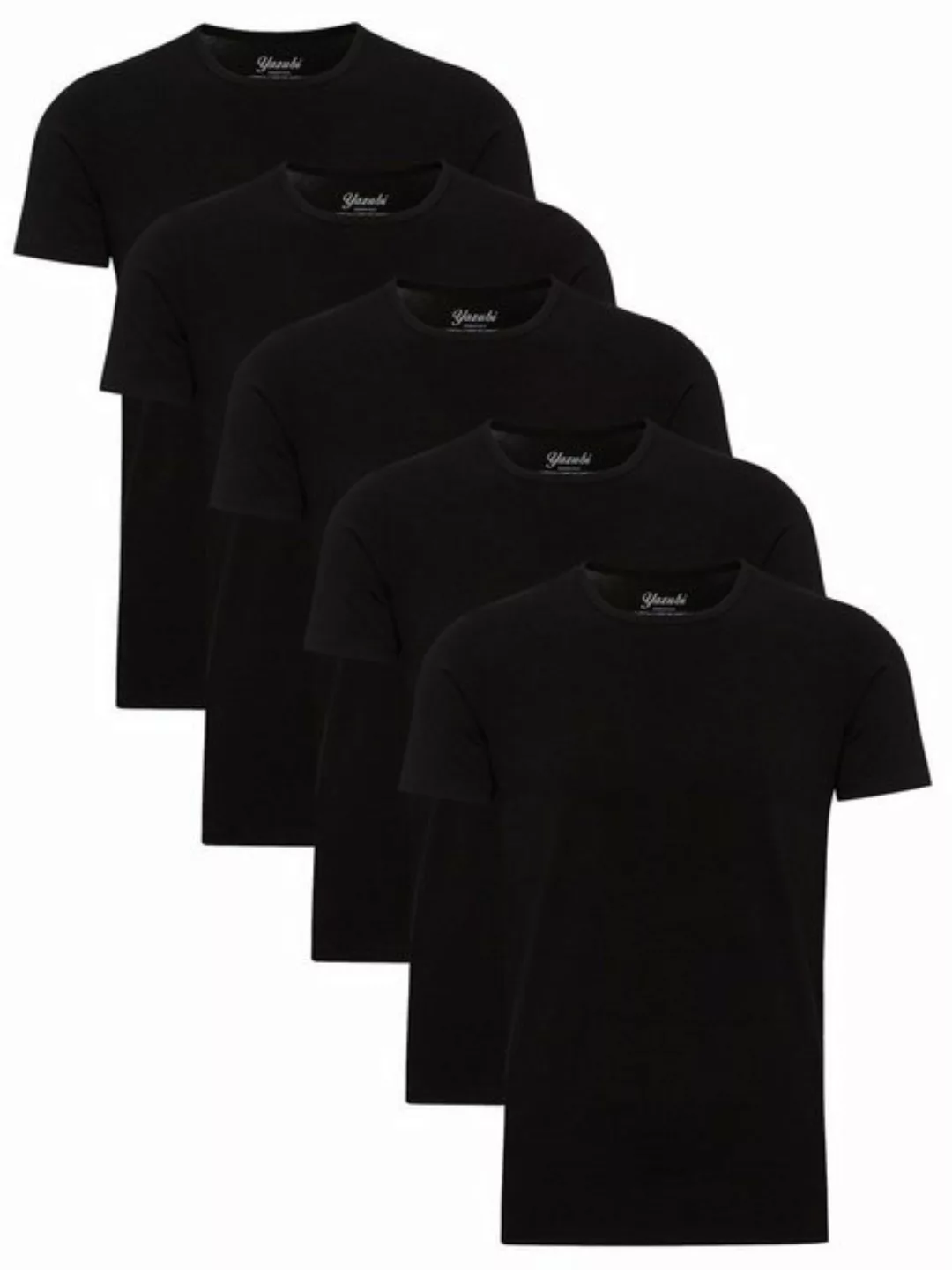 Yazubi T-Shirt 5-Pack Mythic Basic Tee Crew Neck (Set, 5er-Pack) modernes R günstig online kaufen