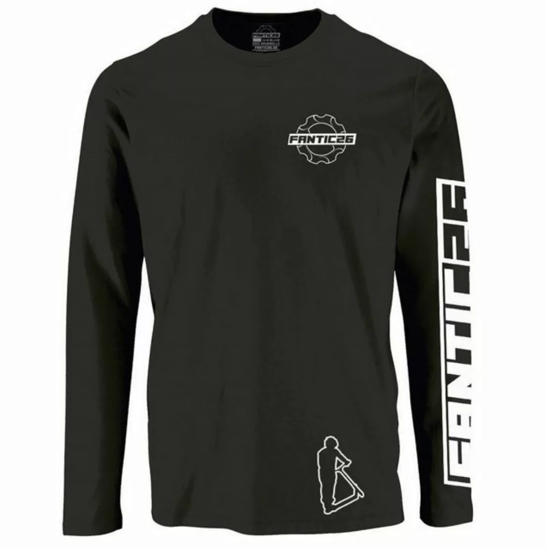 Fantic26 T-Shirt Fantic26 Team Basic Stunt-Scooter Langarm Shirt schwarz günstig online kaufen